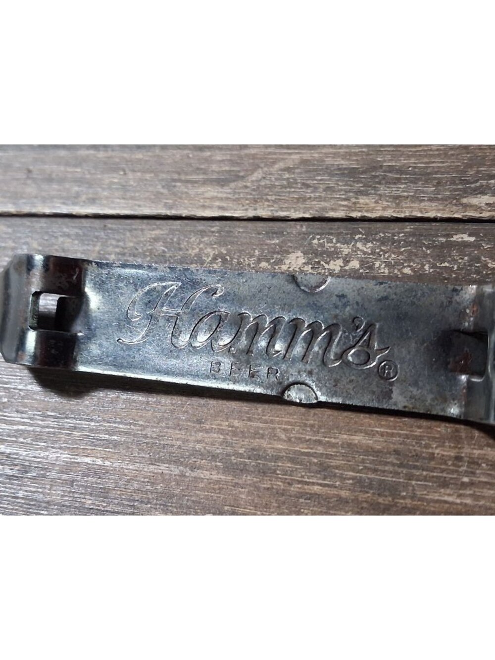 Vintage Hamm's Beer Bottle Opener Sky Blue Water Church Key